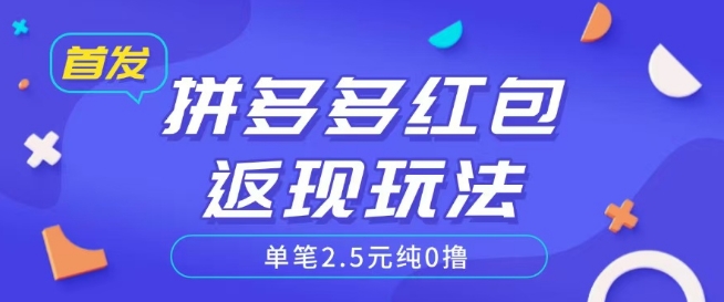 全网首发拼多多好评返现项目拆解多号多挣附带账号注册教程-辉睿创业运营学习资源网
